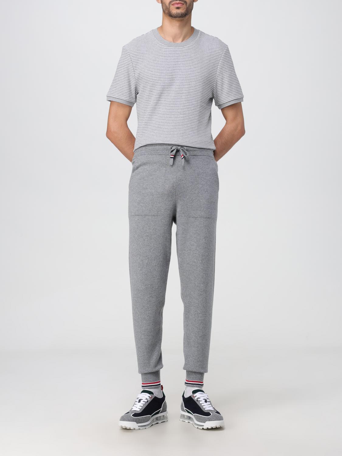 THOM BROWNE T-SHIRT: Thom Browne cotton t-shirt, Grey - Img 2