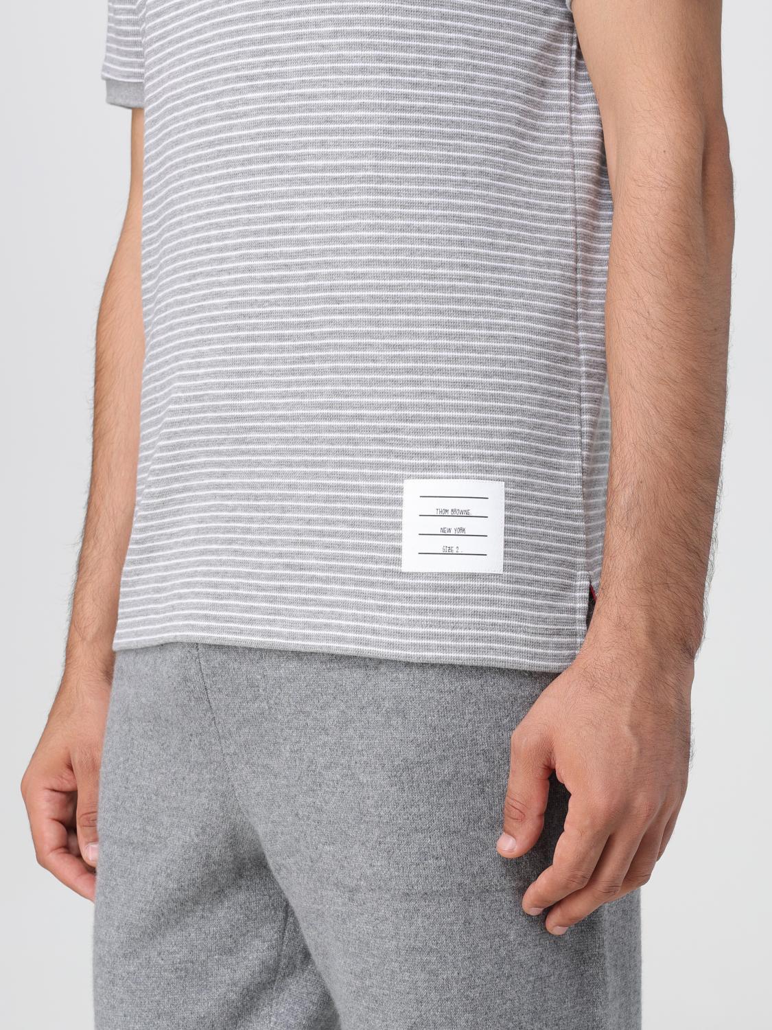 THOM BROWNE T-SHIRT: Thom Browne cotton t-shirt, Grey - Img 5