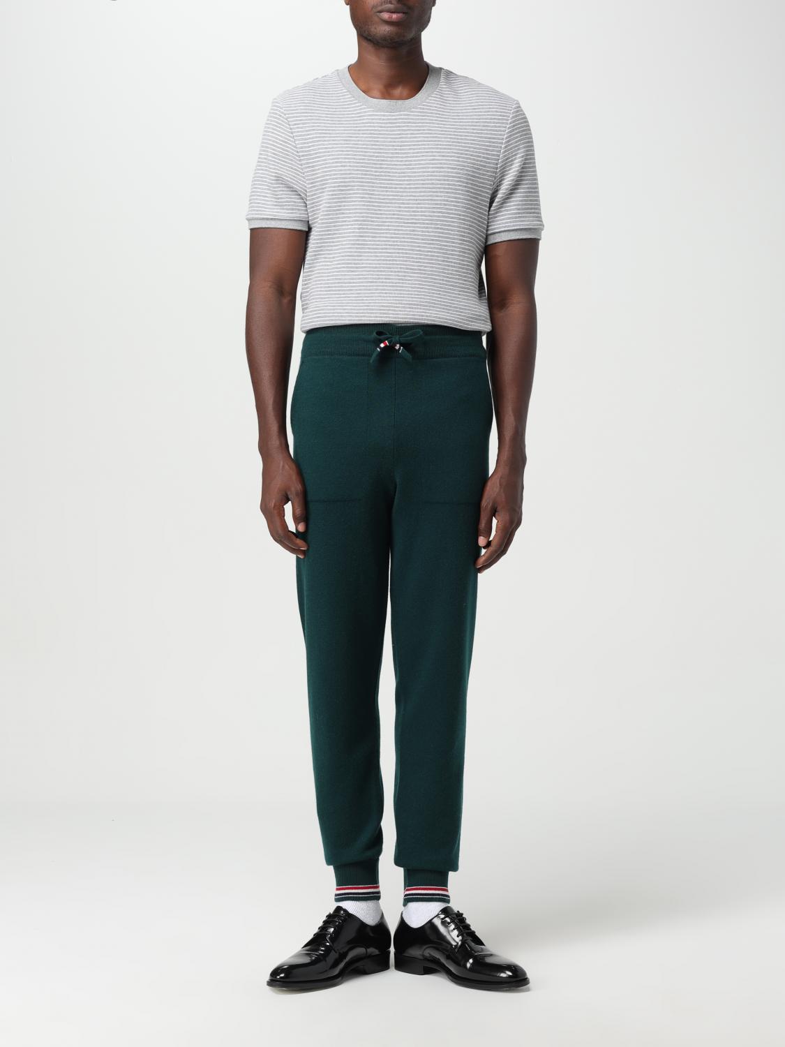 THOM BROWNE БРЮКИ: Брюки Мужское Thom Browne, Зеленый - Img 2