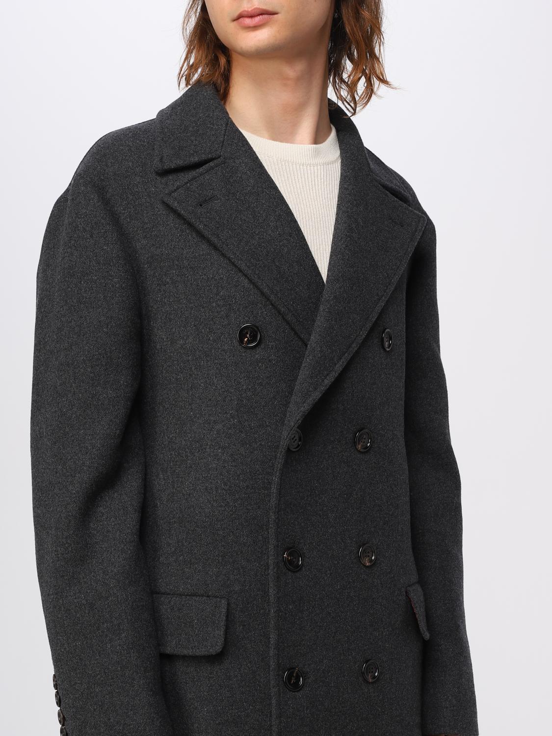 Brunello Cucinelli double-breasted coat in wool and cashmere