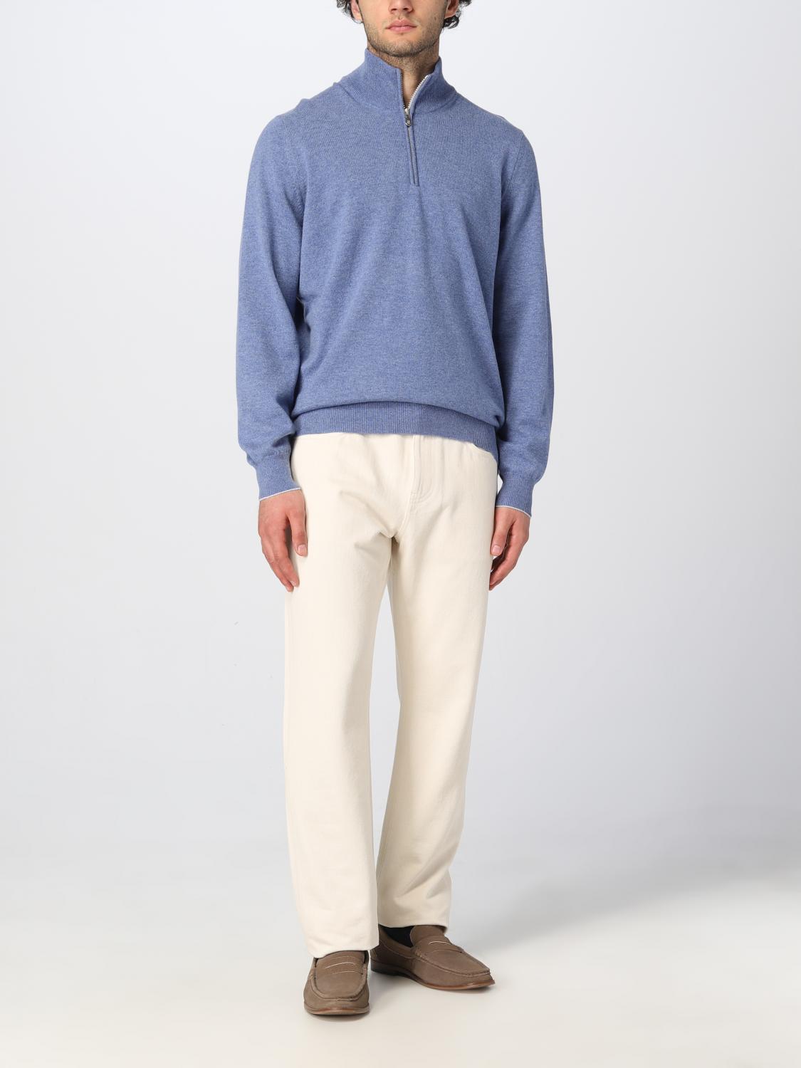BRUNELLO CUCINELLI SWEATER: Brunello Cucinelli cashmere sweater, Blue - Img 2