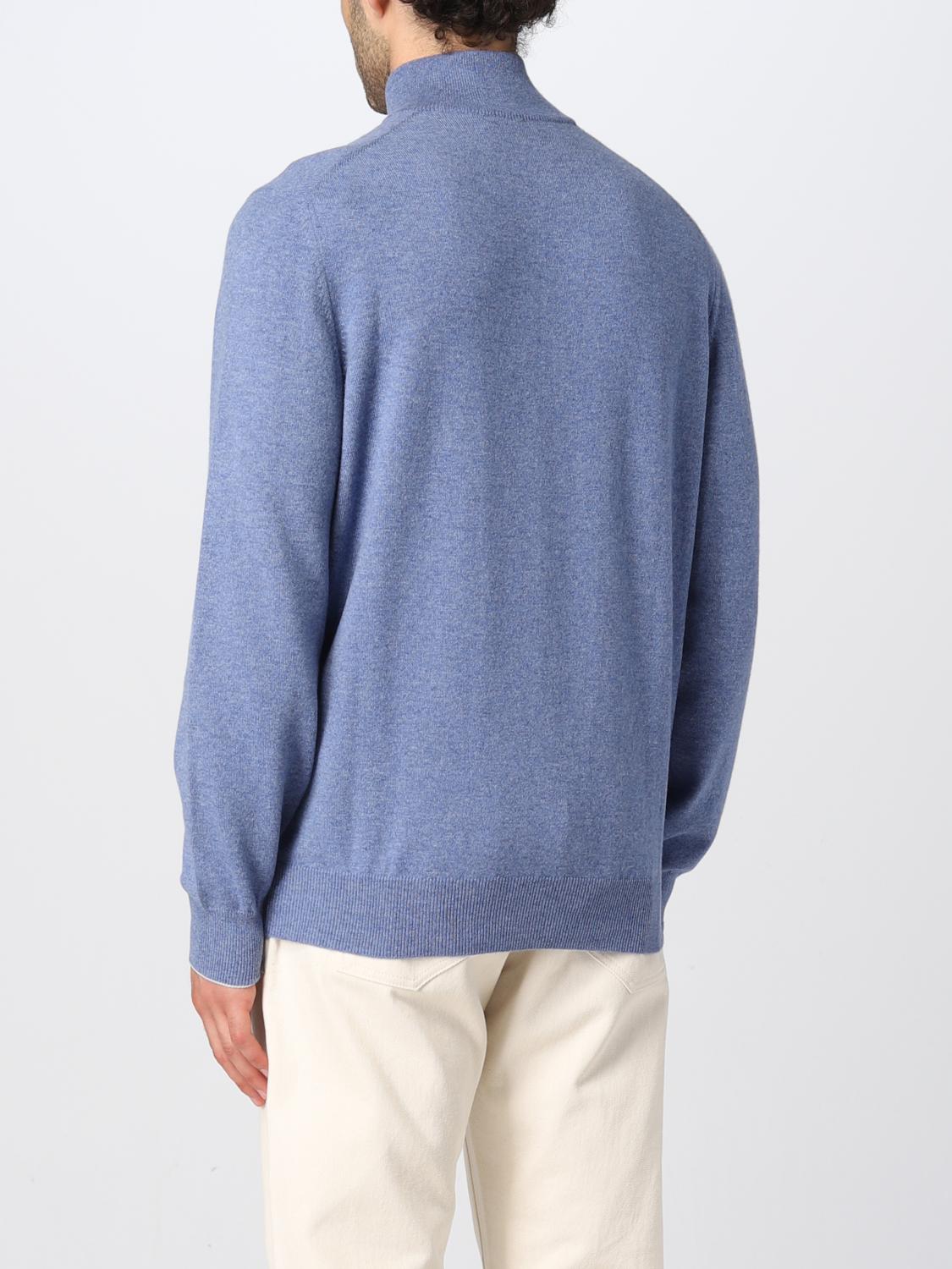 BRUNELLO CUCINELLI SWEATER: Brunello Cucinelli cashmere sweater, Blue - Img 3