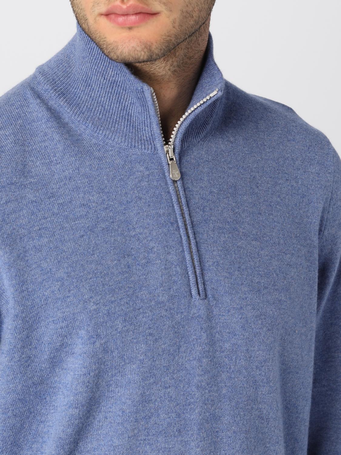 BRUNELLO CUCINELLI SWEATER: Brunello Cucinelli cashmere sweater, Blue - Img 5