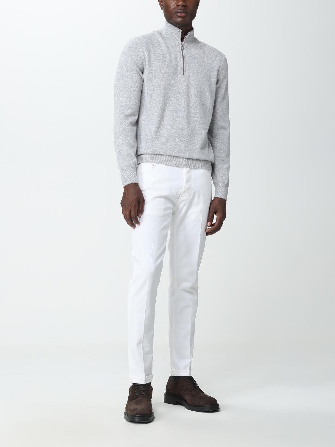 BRUNELLO CUCINELLI PULLOVER: Pullover herren Brunello Cucinelli, Grau - Img 2