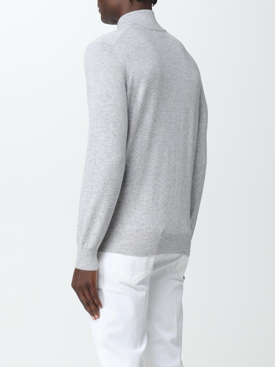 BRUNELLO CUCINELLI PULLOVER: Pullover herren Brunello Cucinelli, Grau - Img 3