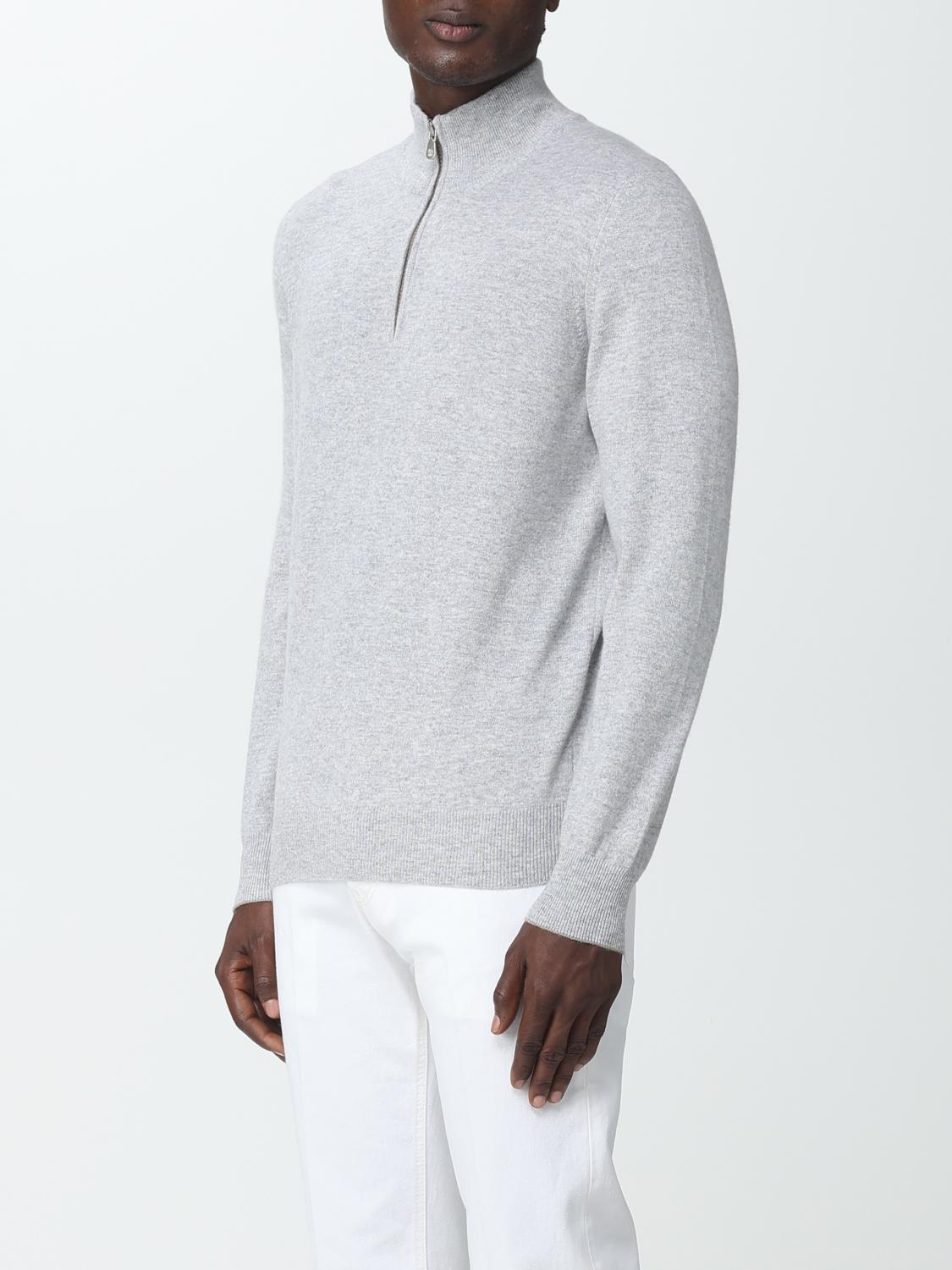 BRUNELLO CUCINELLI PULLOVER: Pullover herren Brunello Cucinelli, Grau - Img 4