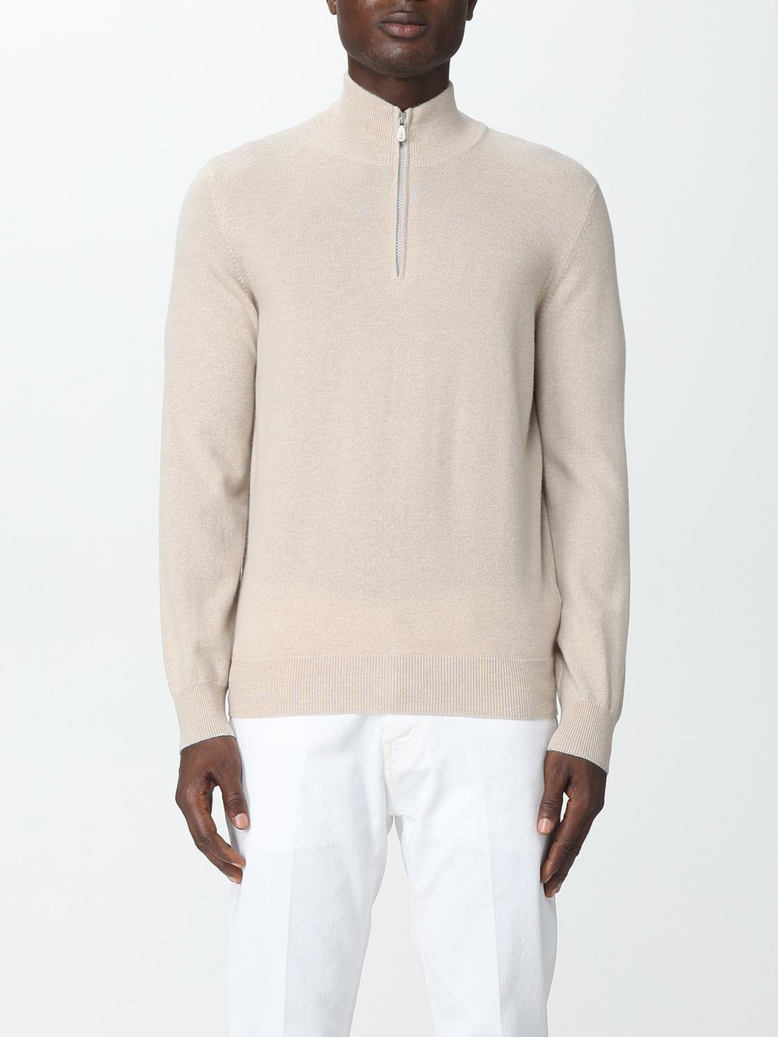 BRUNELLO CUCINELLI PULLOVER: Pullover herren Brunello Cucinelli, Sand - Img 1