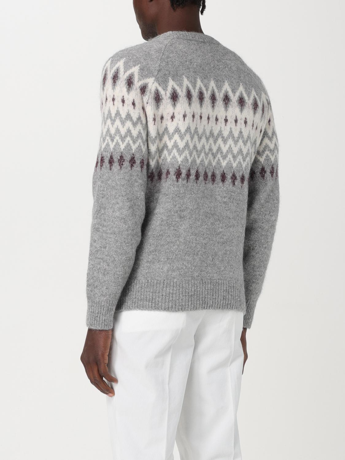 BRUNELLO CUCINELLI PULLOVER: Pullover herren Brunello Cucinelli, Grau - Img 3