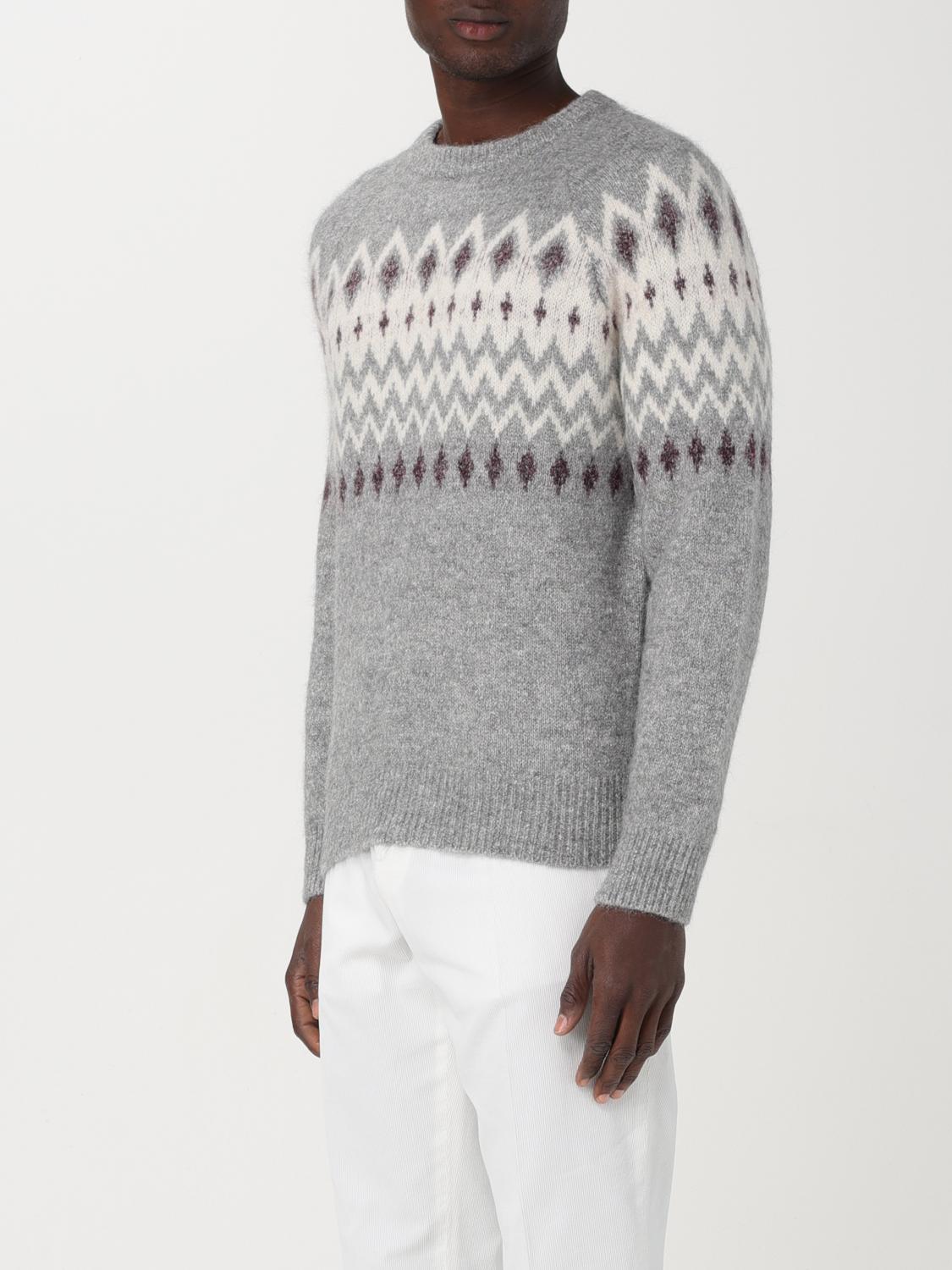 BRUNELLO CUCINELLI PULLOVER: Pullover herren Brunello Cucinelli, Grau - Img 4
