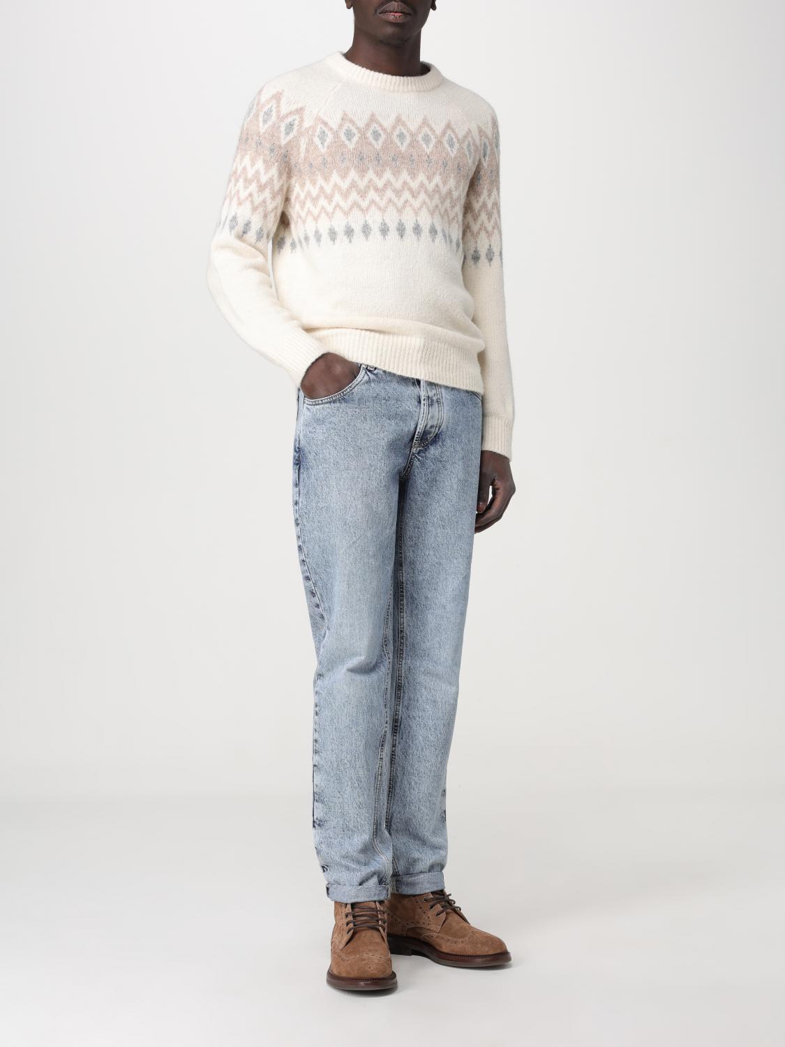BRUNELLO CUCINELLI PULLOVER: Pullover herren Brunello Cucinelli, Yellow Cream - Img 2