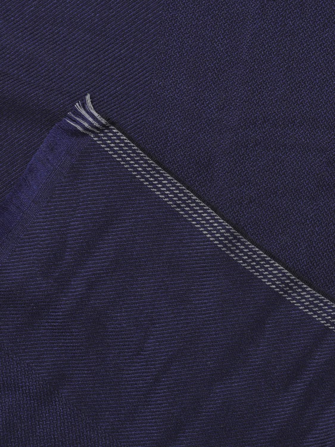 BRUNELLO CUCINELLI スカーフ: スカーフ メンズ Brunello Cucinelli, ブルー - Img 3