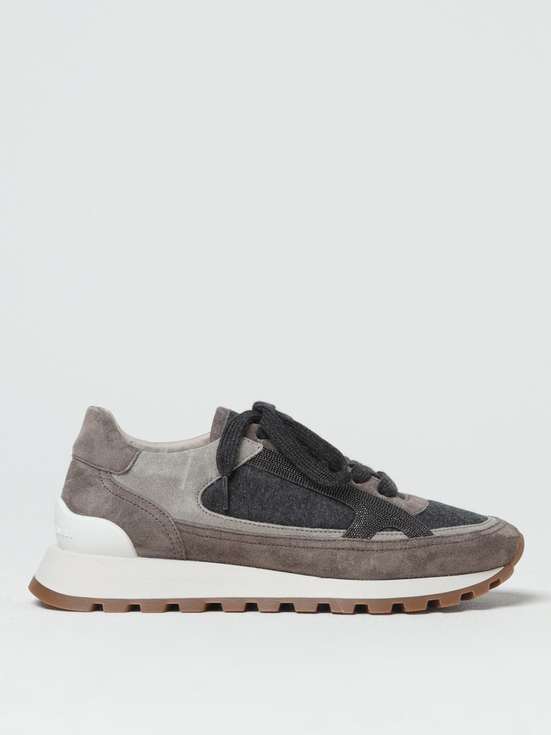スニーカー BRUNELLO CUCINELLI Women Sneakers MZSFG2592 C8212 Grey BRUNELLO CUCINELLI: Sneakers woman - Grey | Brunello