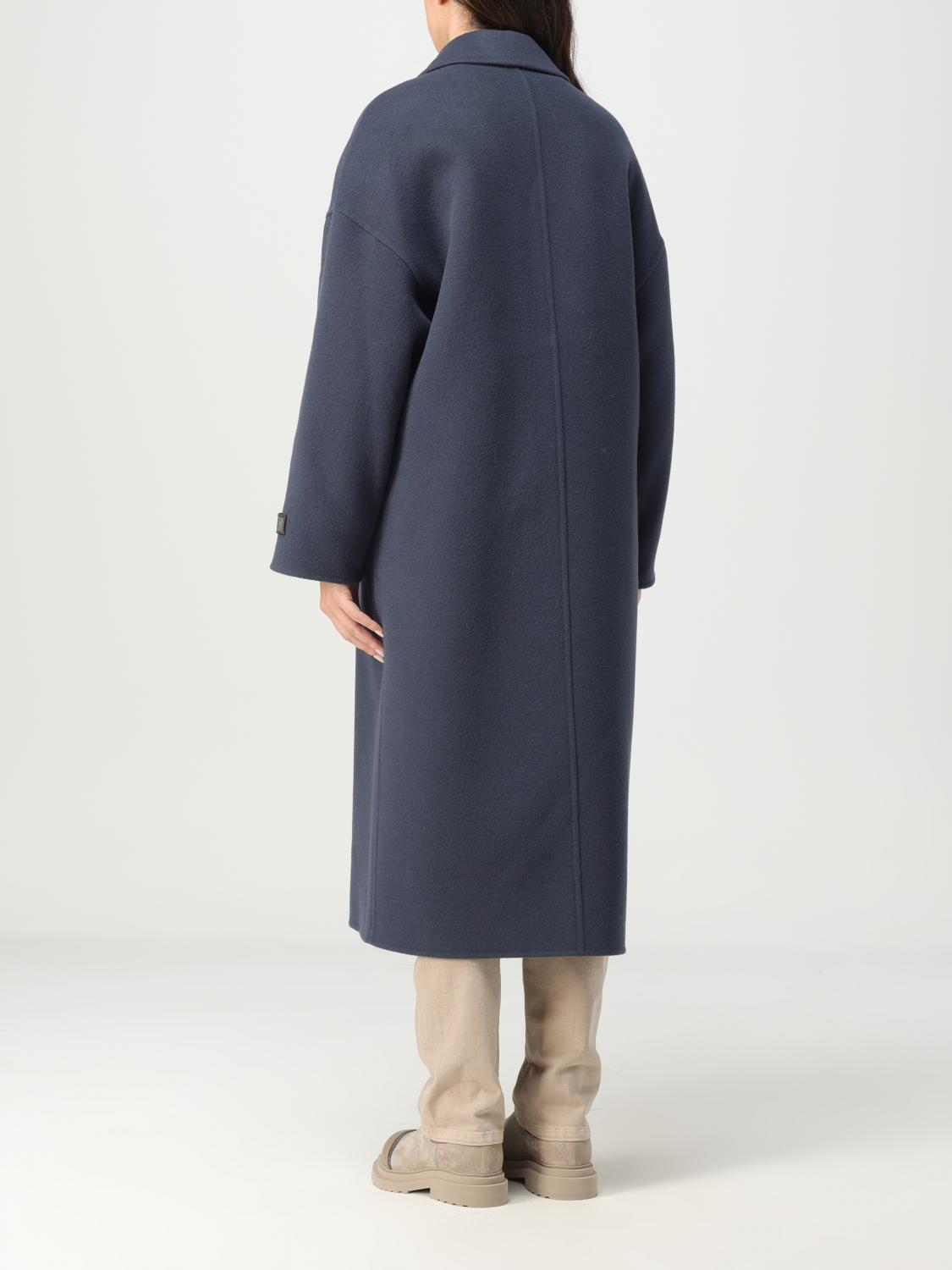 BRUNELLO CUCINELLI CAPPOTTO: Cappotto Brunello Cucinelli in misto lana vergine, Blue - Img 3
