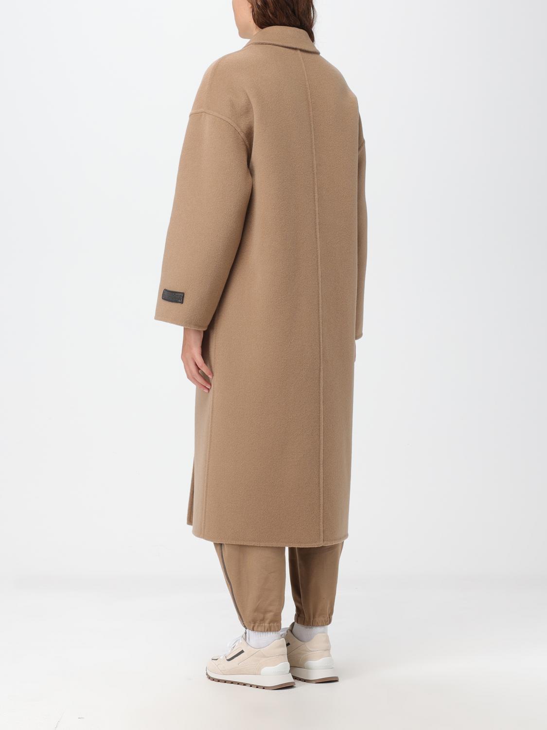 BRUNELLO CUCINELLI CAPPOTTO: Cappotto Brunello Cucinelli in misto lana vergine, Cammello - Img 3