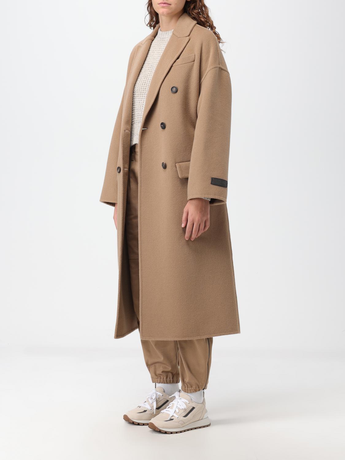 BRUNELLO CUCINELLI CAPPOTTO: Cappotto Brunello Cucinelli in misto lana vergine, Cammello - Img 4