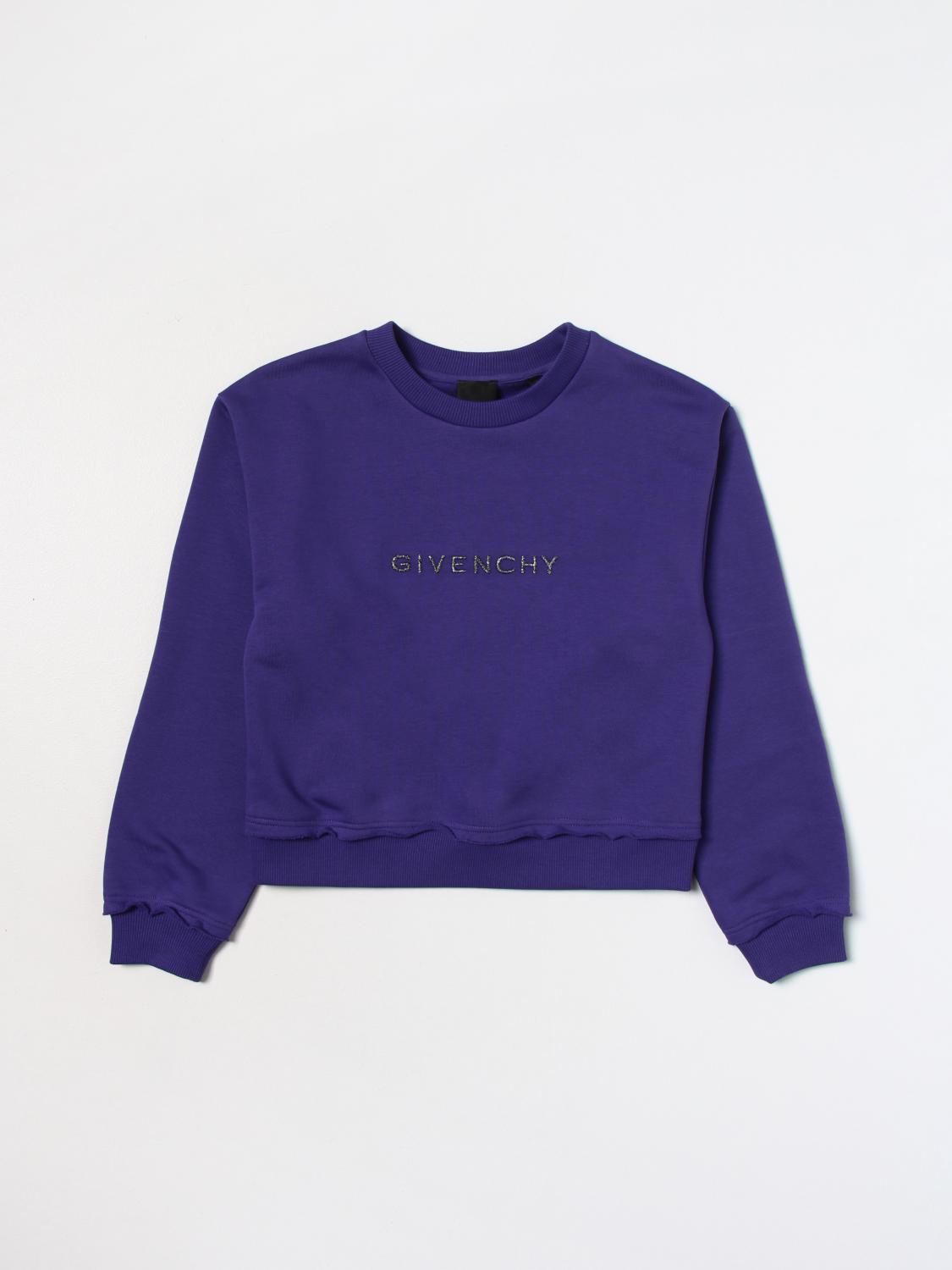 GIVENCHY SWEATER: Sweater kids Givenchy, Violet - Img 1