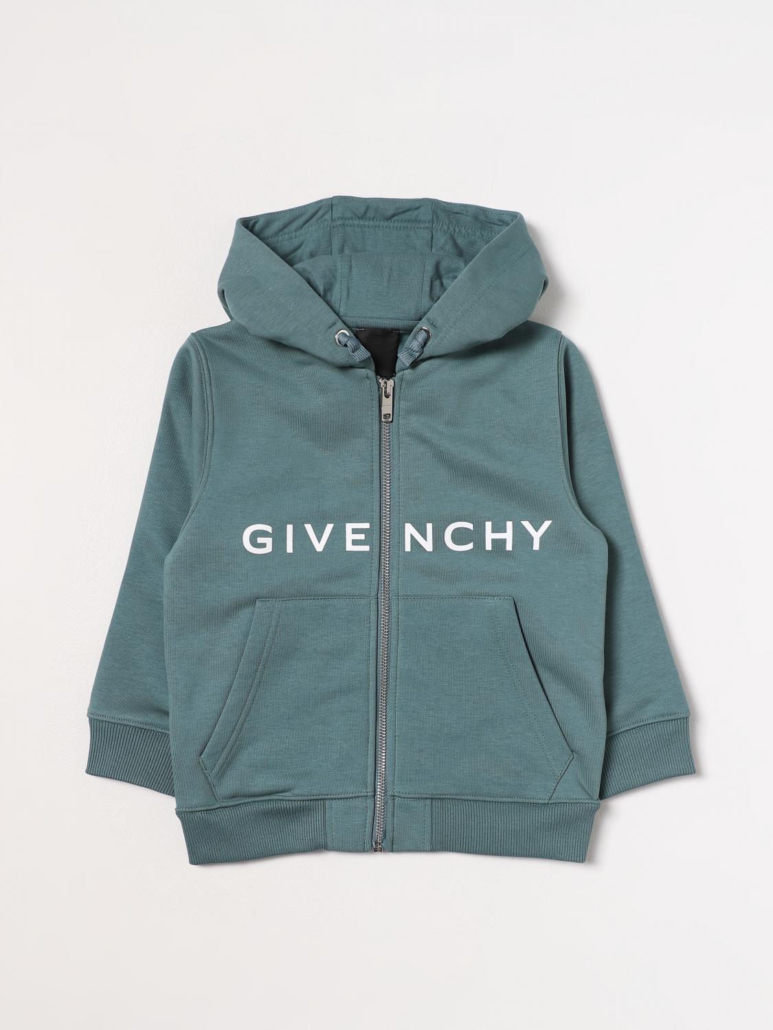 GIVENCHY SWEATER: Givenchy cotton sweatshirt, Green - Img 1