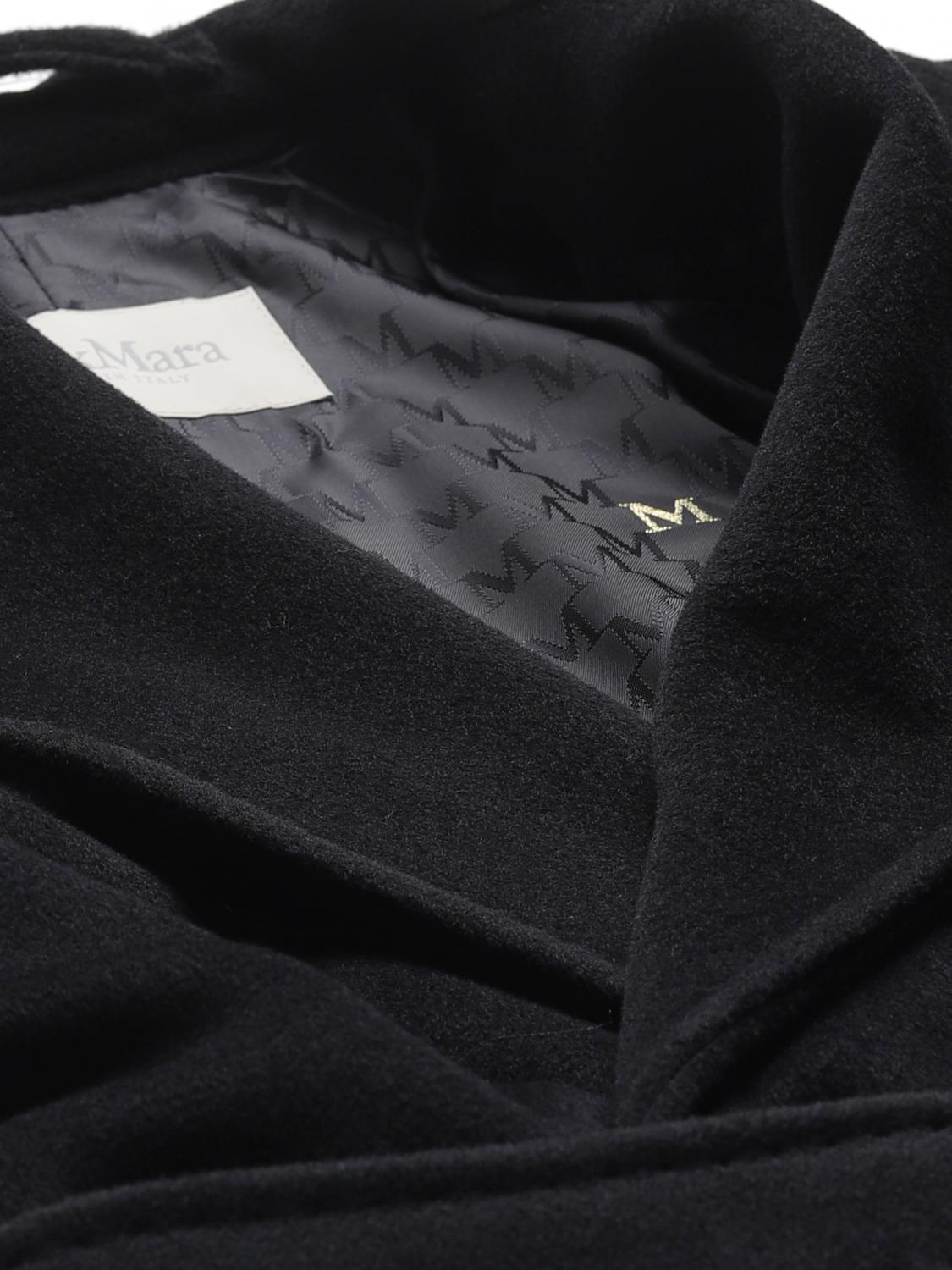 MAX MARA CAPPOTTO: Cappotto Madame Max Mara in misto lana, Nero - Img 6