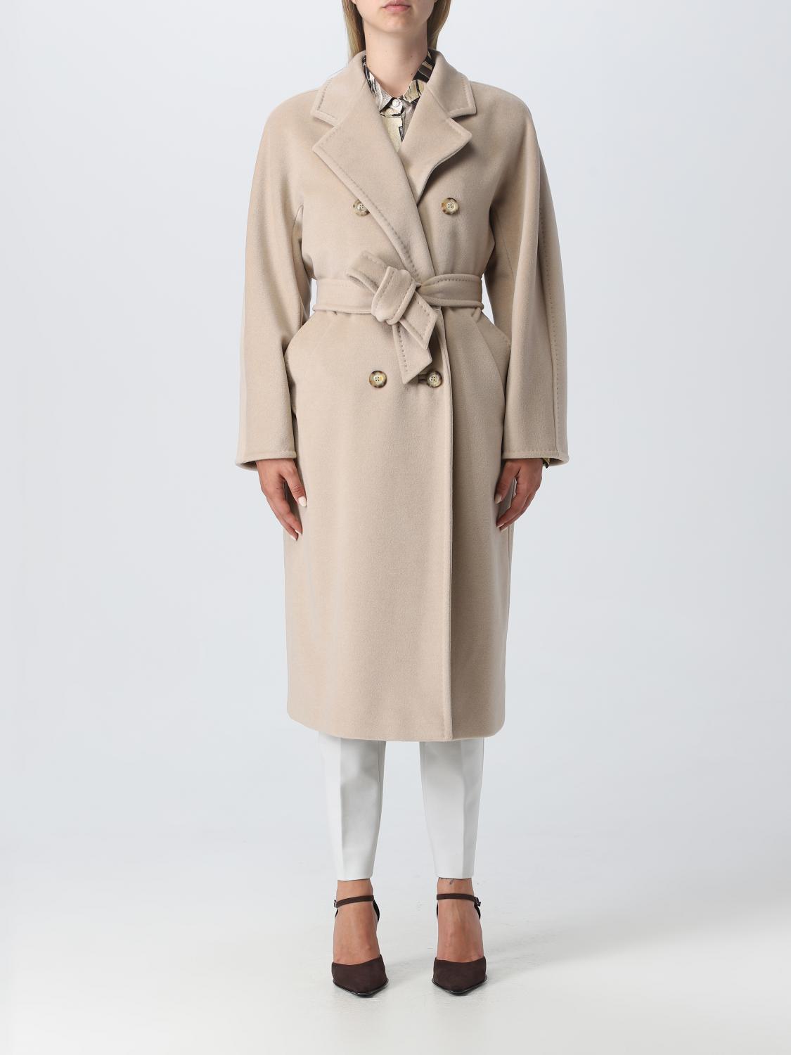 MAX MARA CAPPOTTO: Cappotto Madame Max Mara in misto lana, Beige - Img 1