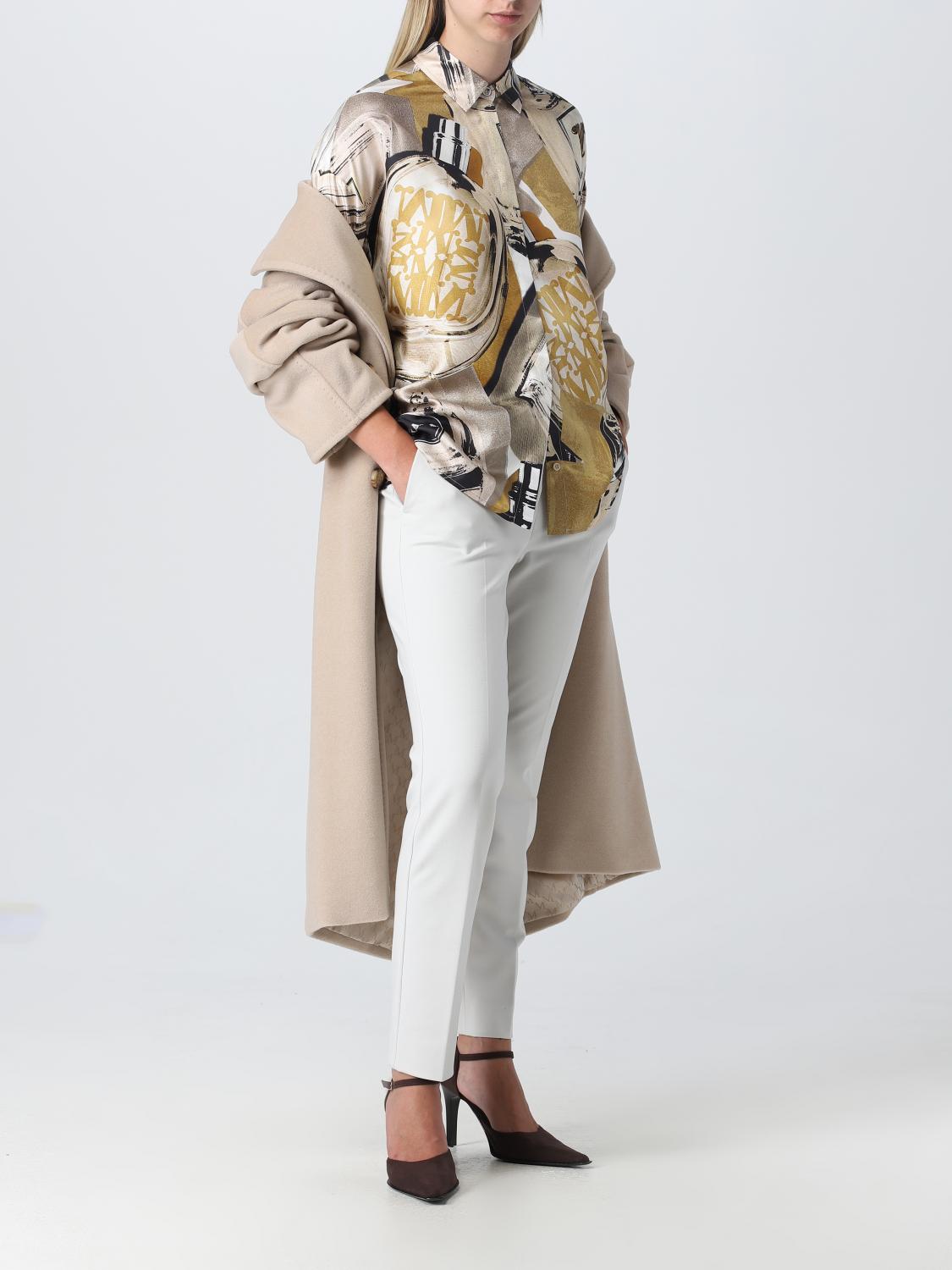 MAX MARA CAPPOTTO: Cappotto Madame Max Mara in misto lana, Beige - Img 2