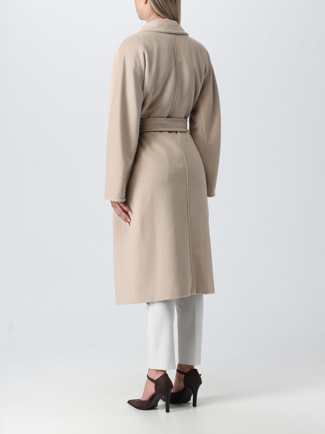 MAX MARA CAPPOTTO: Cappotto Madame Max Mara in misto lana, Beige - Img 3