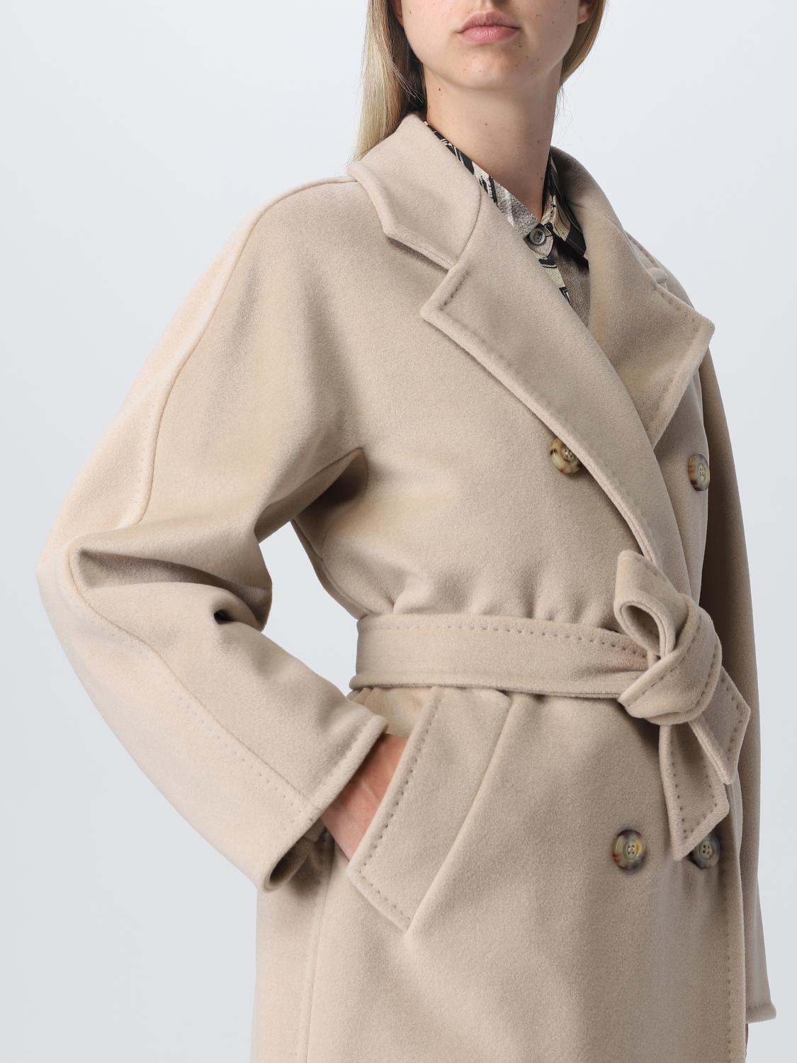 MAX MARA CAPPOTTO: Cappotto Madame Max Mara in misto lana, Beige - Img 5