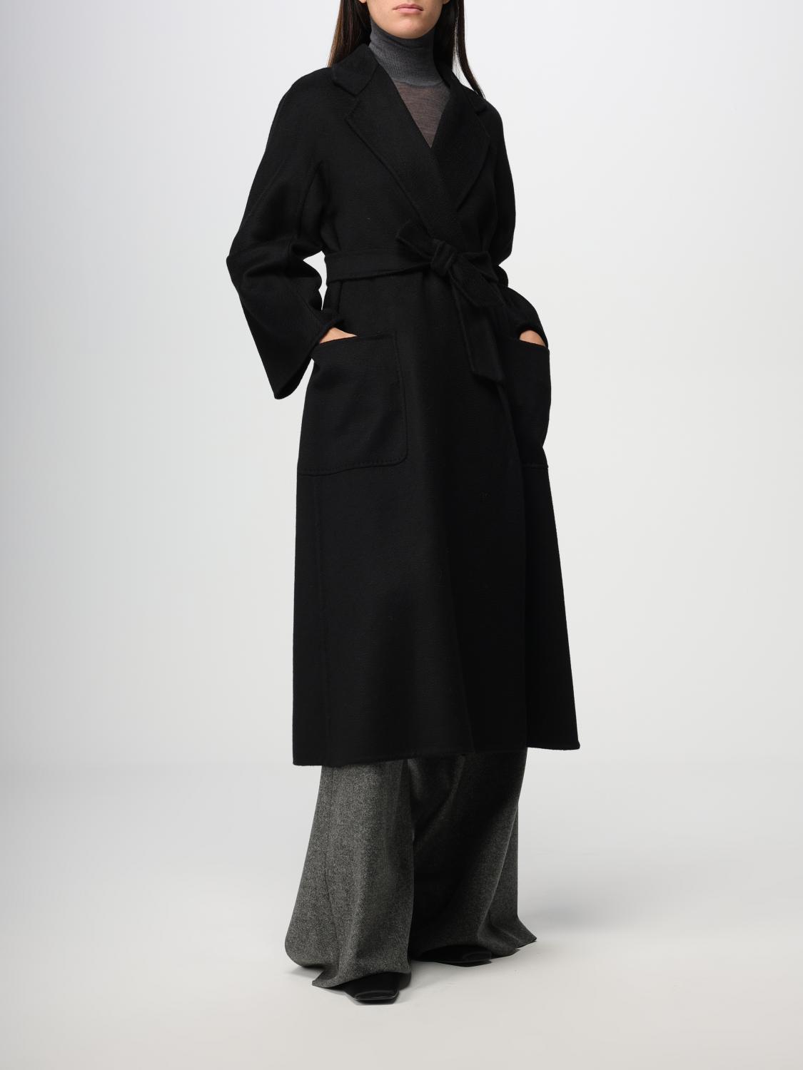 【関税&送料込】Max Mara Black Cashmere Ludmilla Coat Ludmilla, the Women's Cashmere Coat | Max Mara