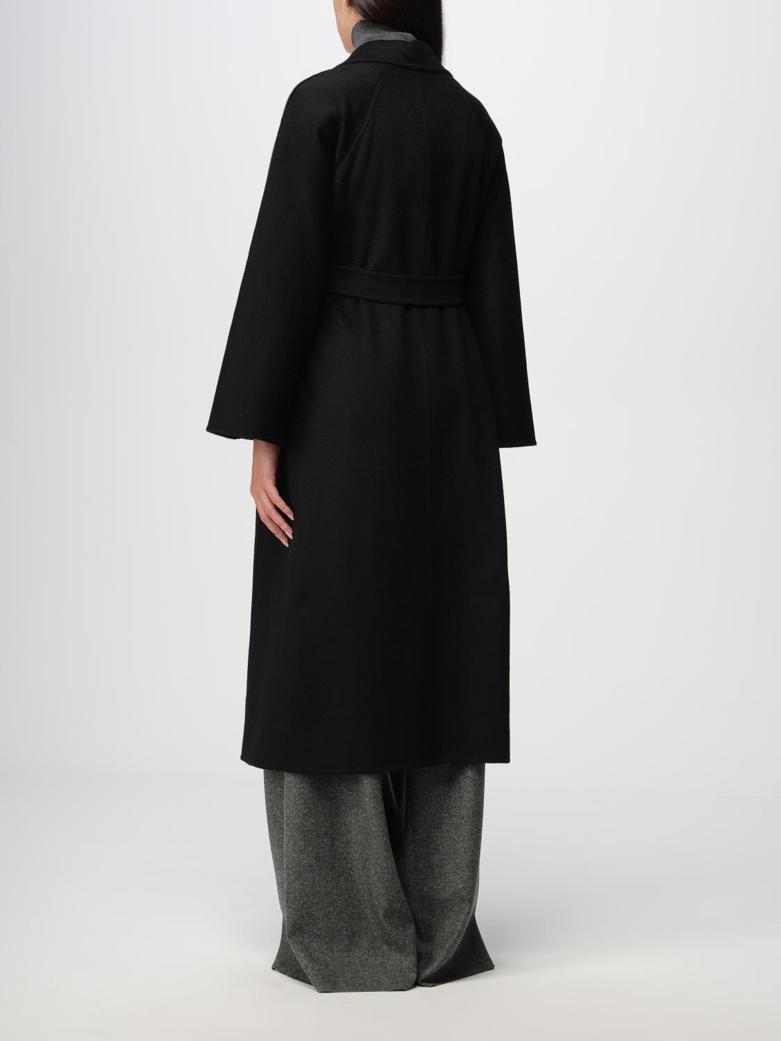 MAX MARA COAT: Max Mara Ludmilla coat in cashmere, Black - Img 3