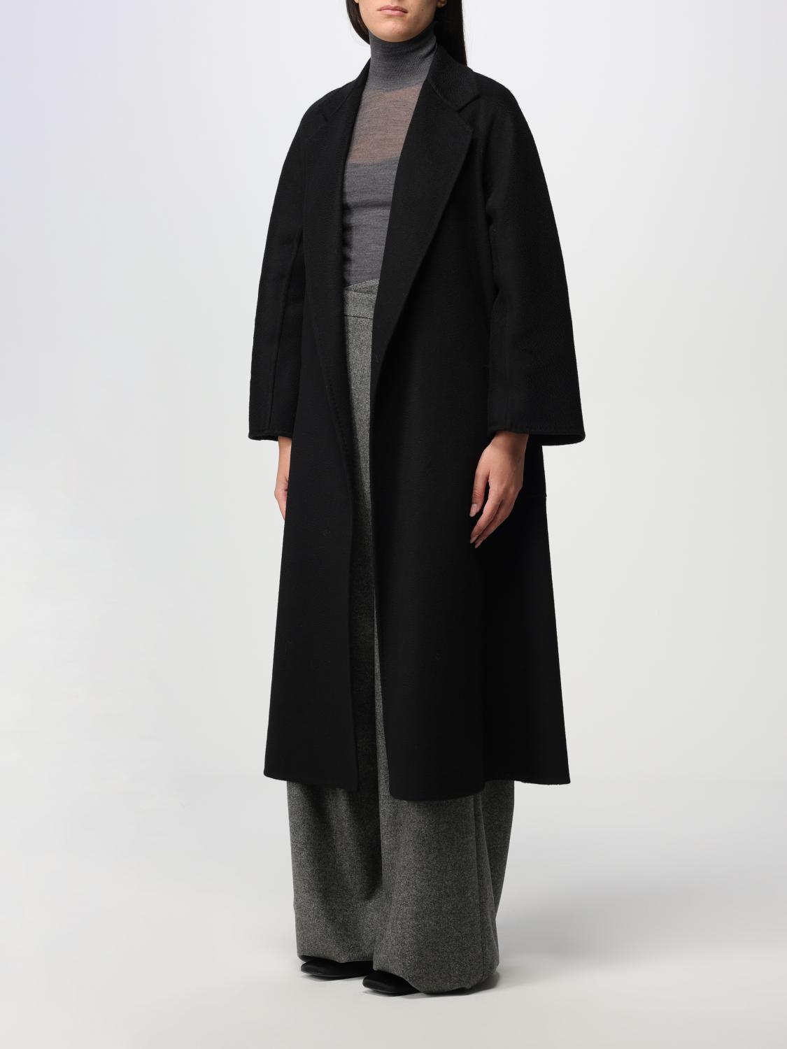 MAX MARA COAT: Max Mara Ludmilla coat in cashmere, Black - Img 4