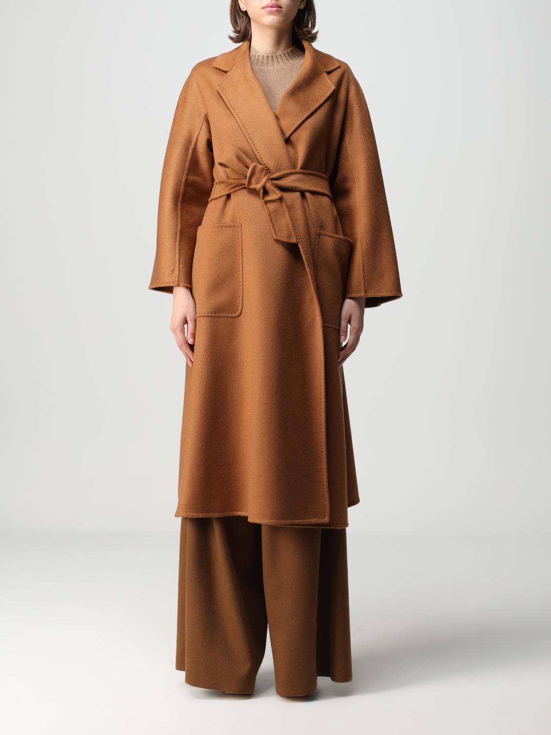 MAX MARA ABRIGO: Abrigo mujer Max Mara, Cuero - Img 1