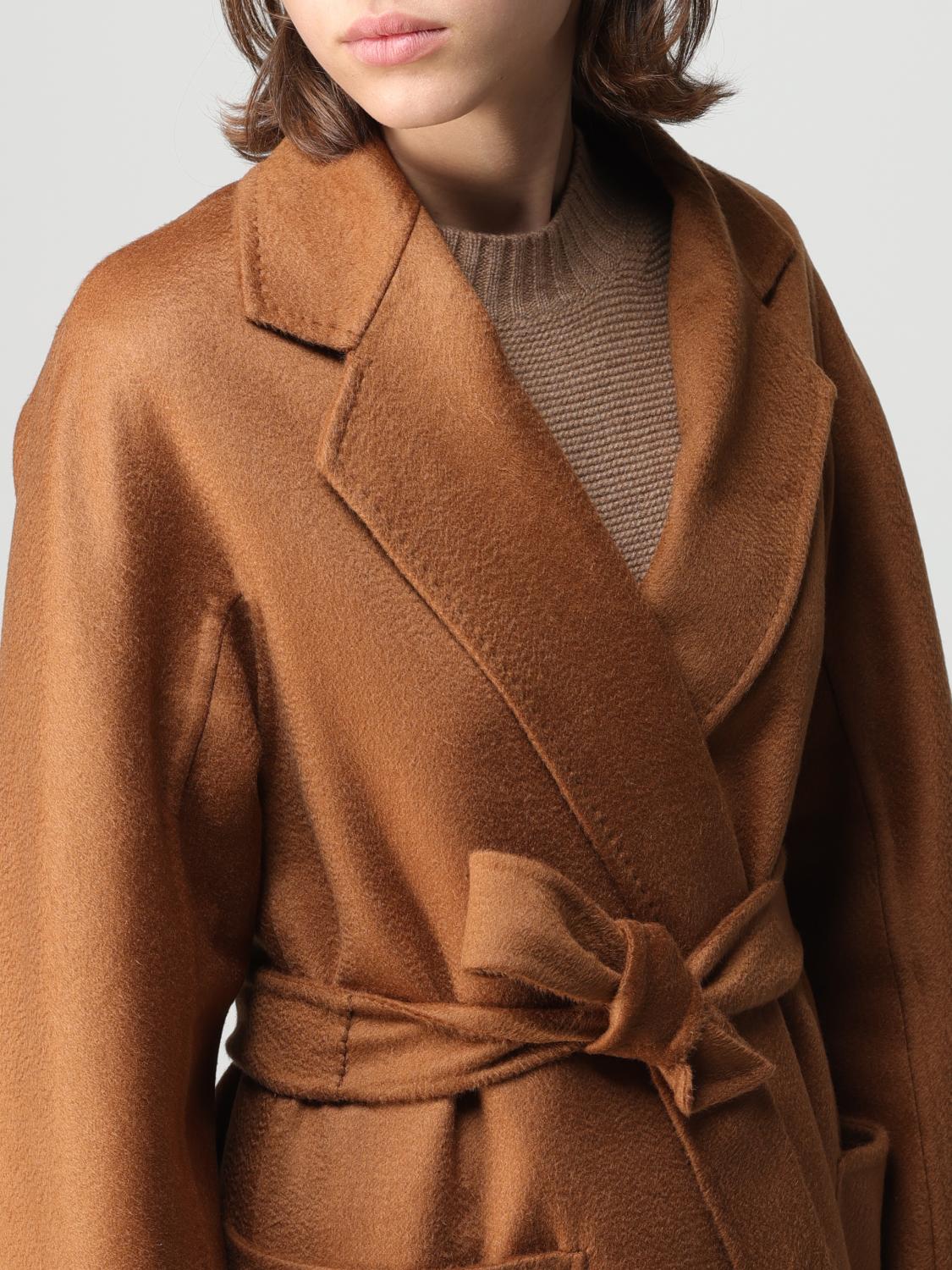 MAX MARA ABRIGO: Abrigo mujer Max Mara, Cuero - Img 5