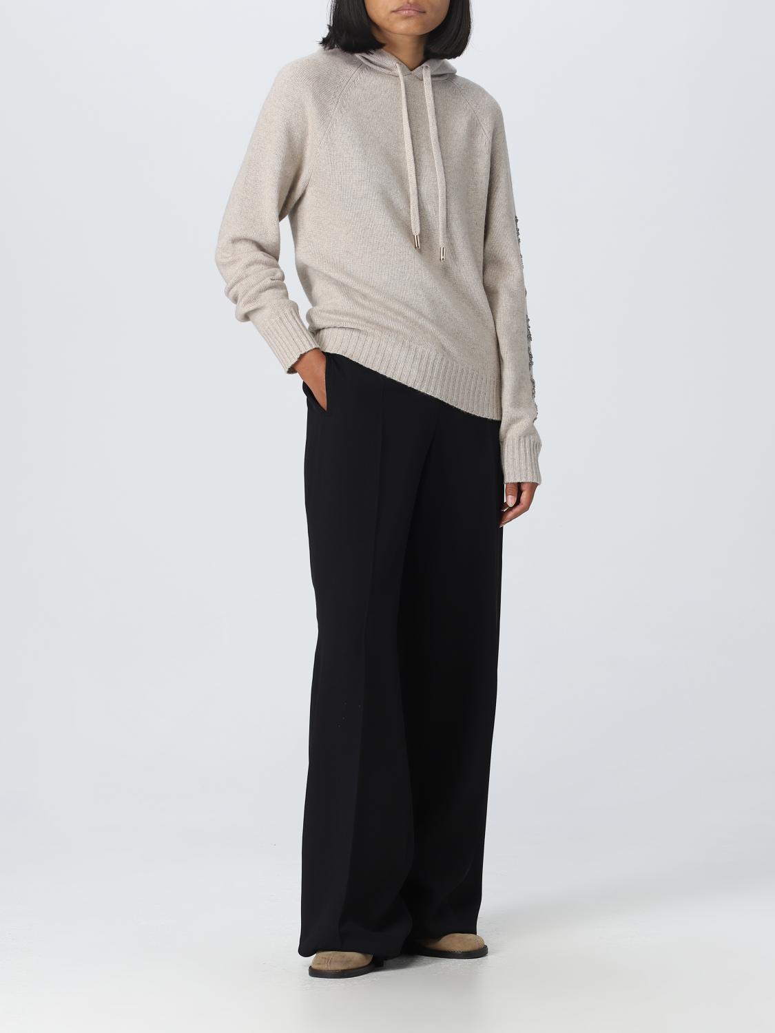 MAX MARA PULL: Pull femme Max Mara, Beige - Img 2