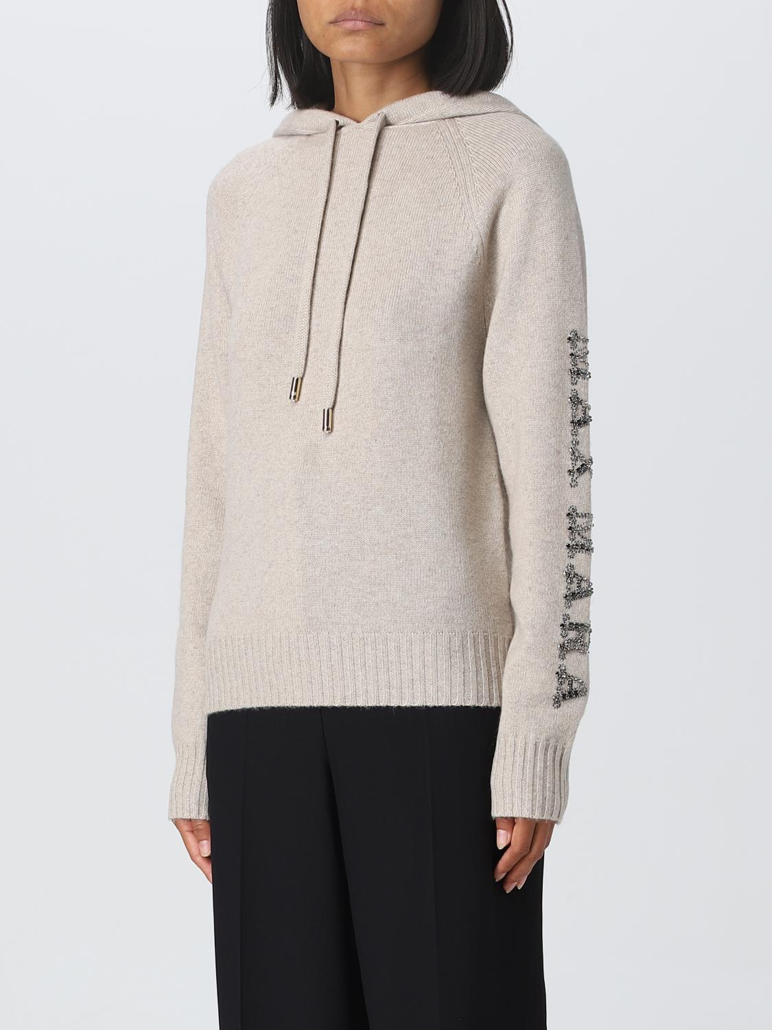 MAX MARA PULL: Pull femme Max Mara, Beige - Img 4