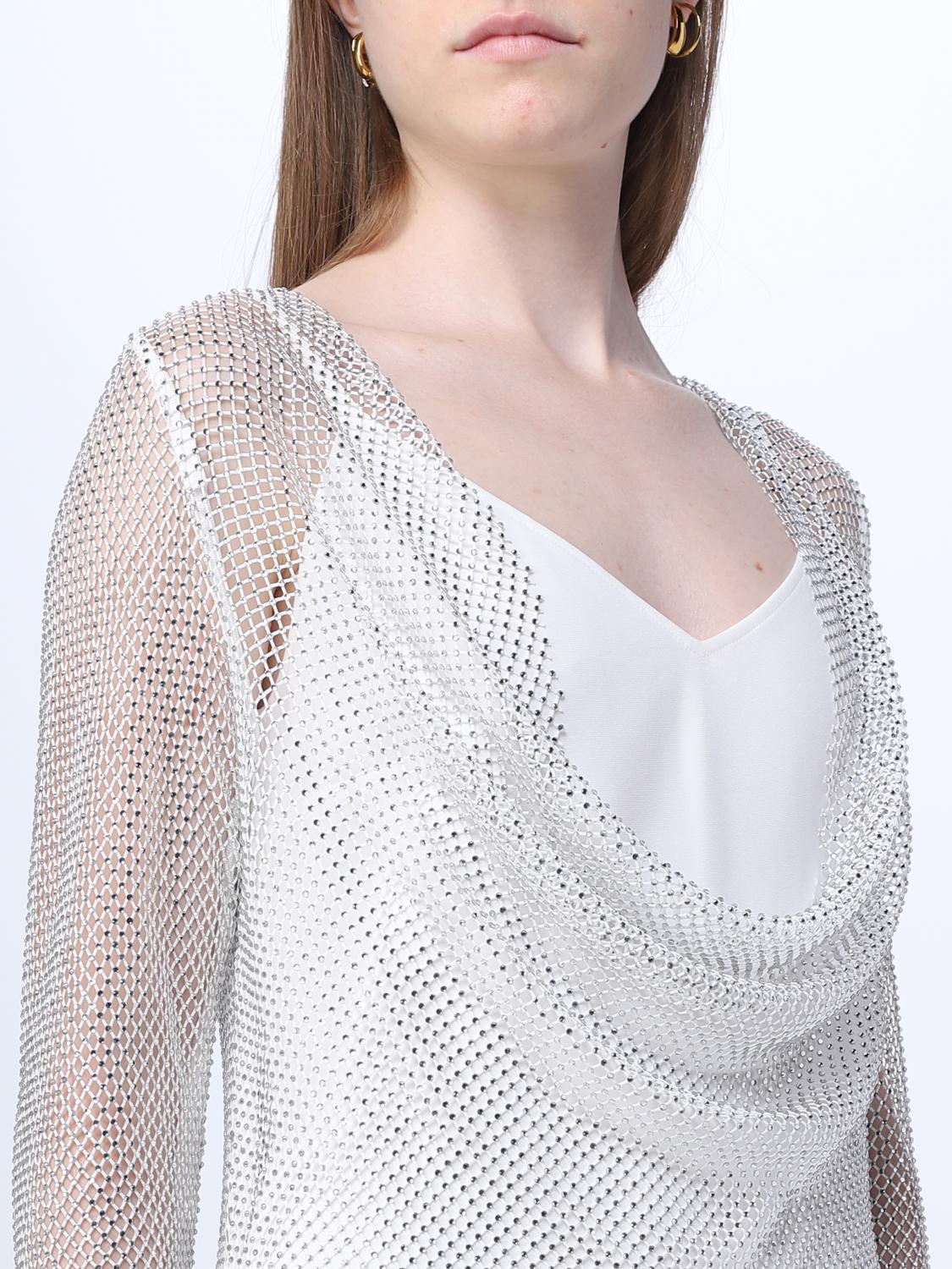max mara mesh dress Max Mara Mesh Panelled Midi Dress