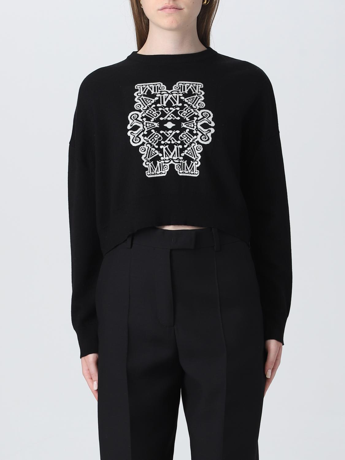 Max Mara sweater in wool - Black | 2313661239600 | GIGLIO.COM
