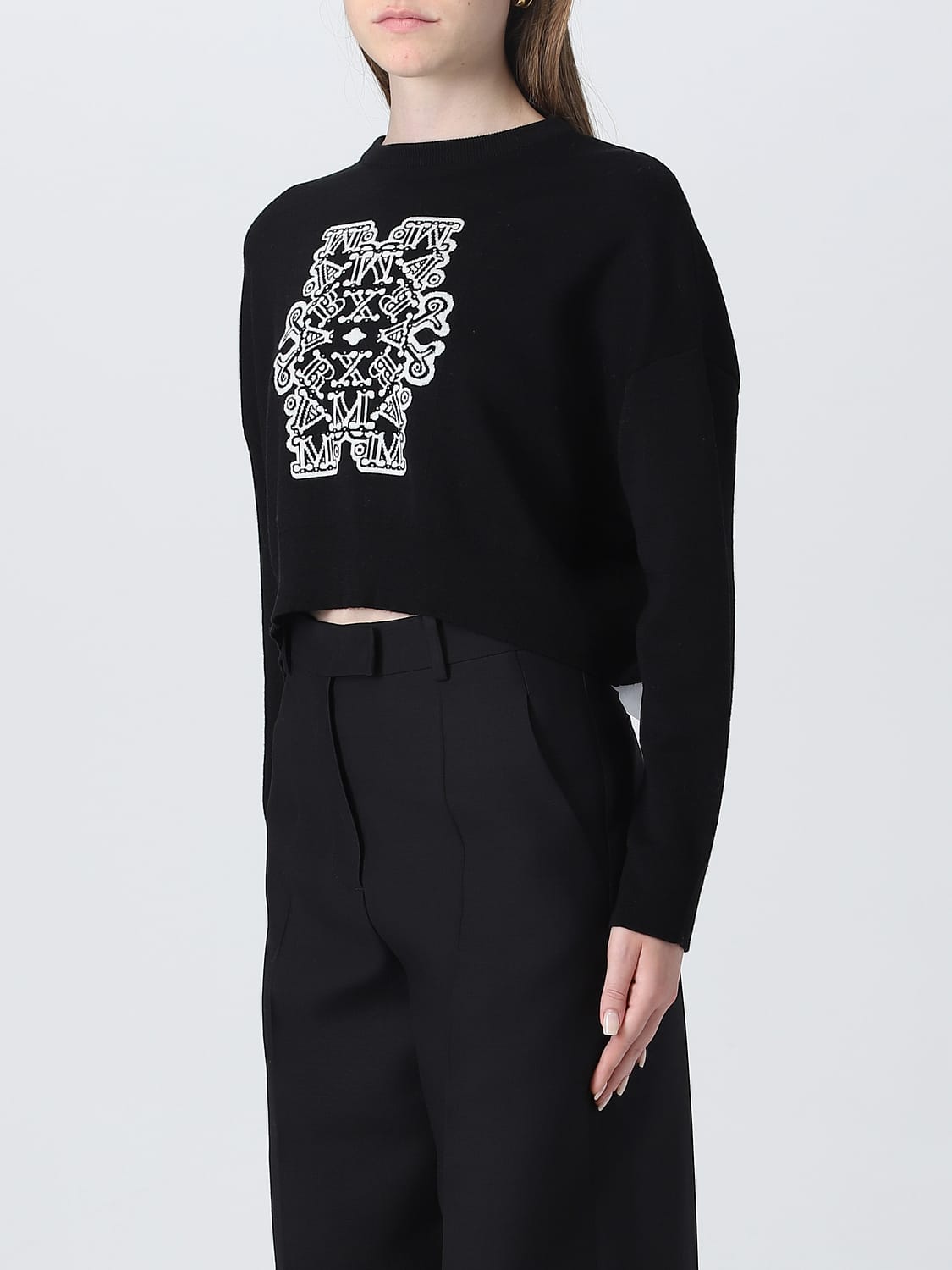 MAX MARA СВИТЕР: Свитер Женское Max Mara, Черный - Img 4
