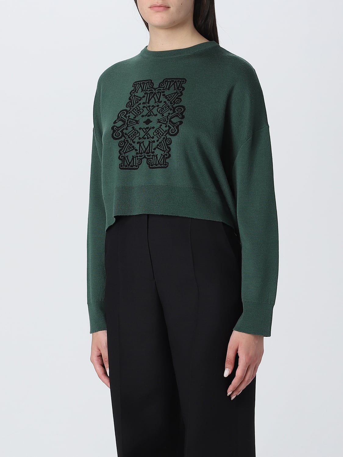 MAX MARA PULLOVER: Pullover damen Max Mara, Grün - Img 3