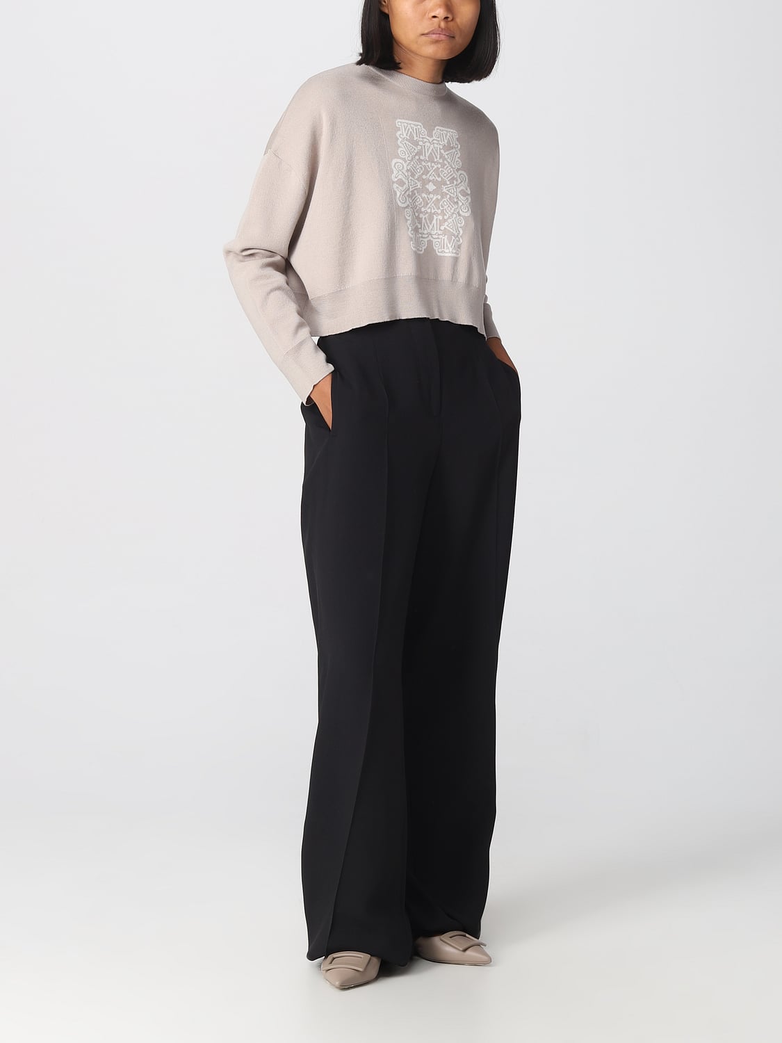MAX MARA PULLOVER: Pullover damen Max Mara, Sand - Img 2