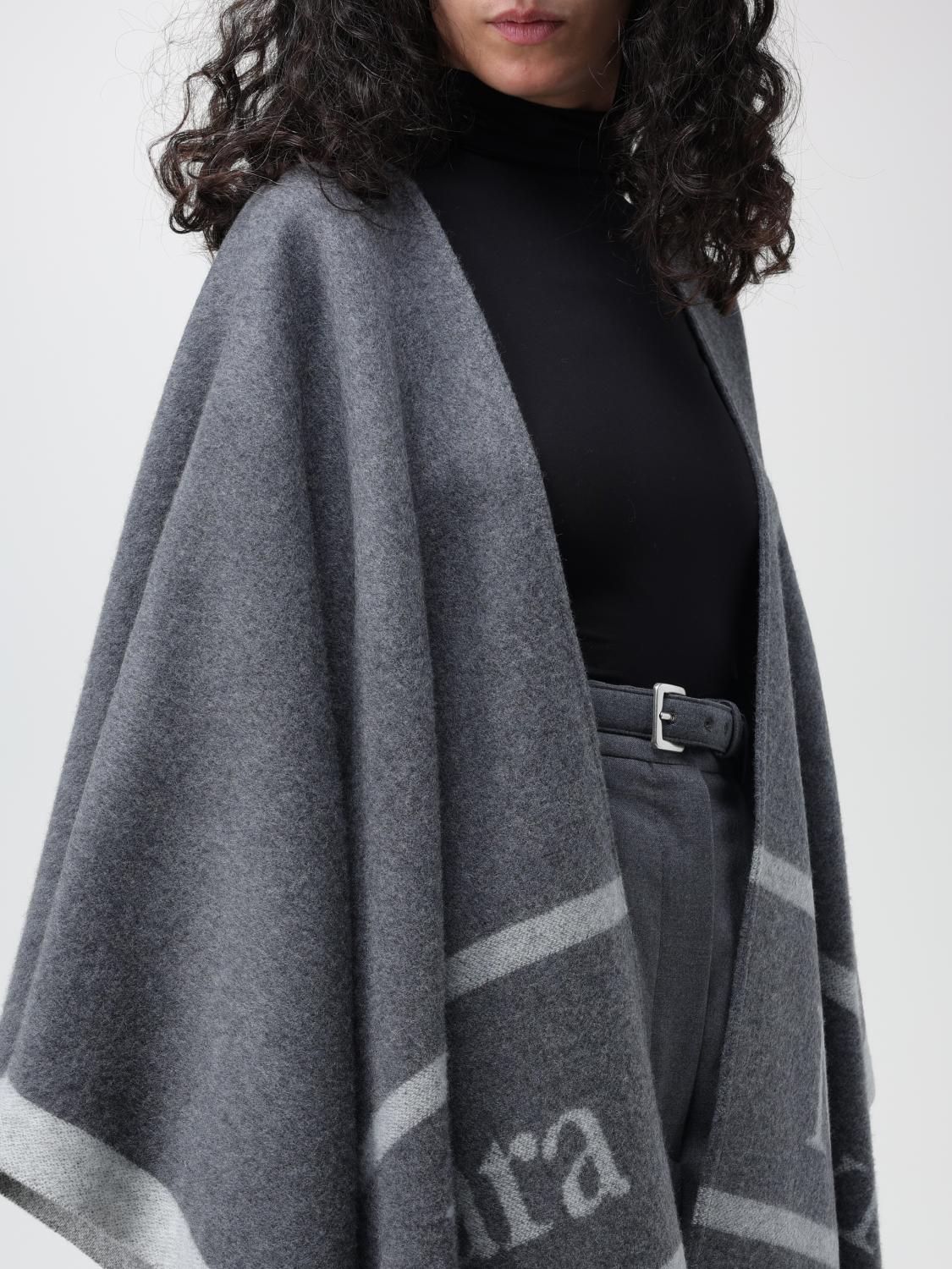 ポンチョ・ケープ MAX MARA GREY WOOL HILDESTD CAPE MAX MARA: Hilde cape in wool - Grey | Max Mara cape