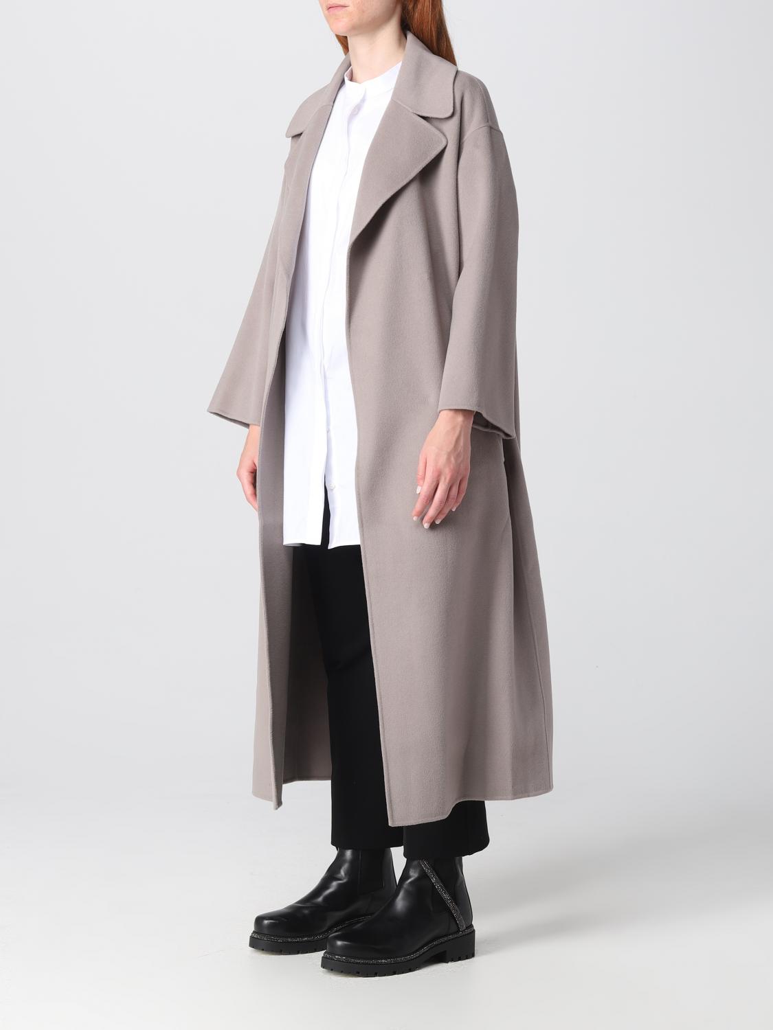 'S MAX MARA ABRIGO: Abrigo mujer S Max Mara, Gris - Img 4