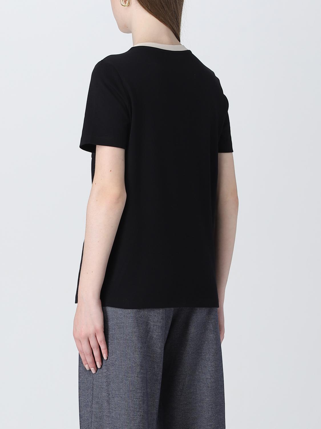 'S MAX MARA CAMISETA: Camiseta mujer S Max Mara, Negro - Img 3