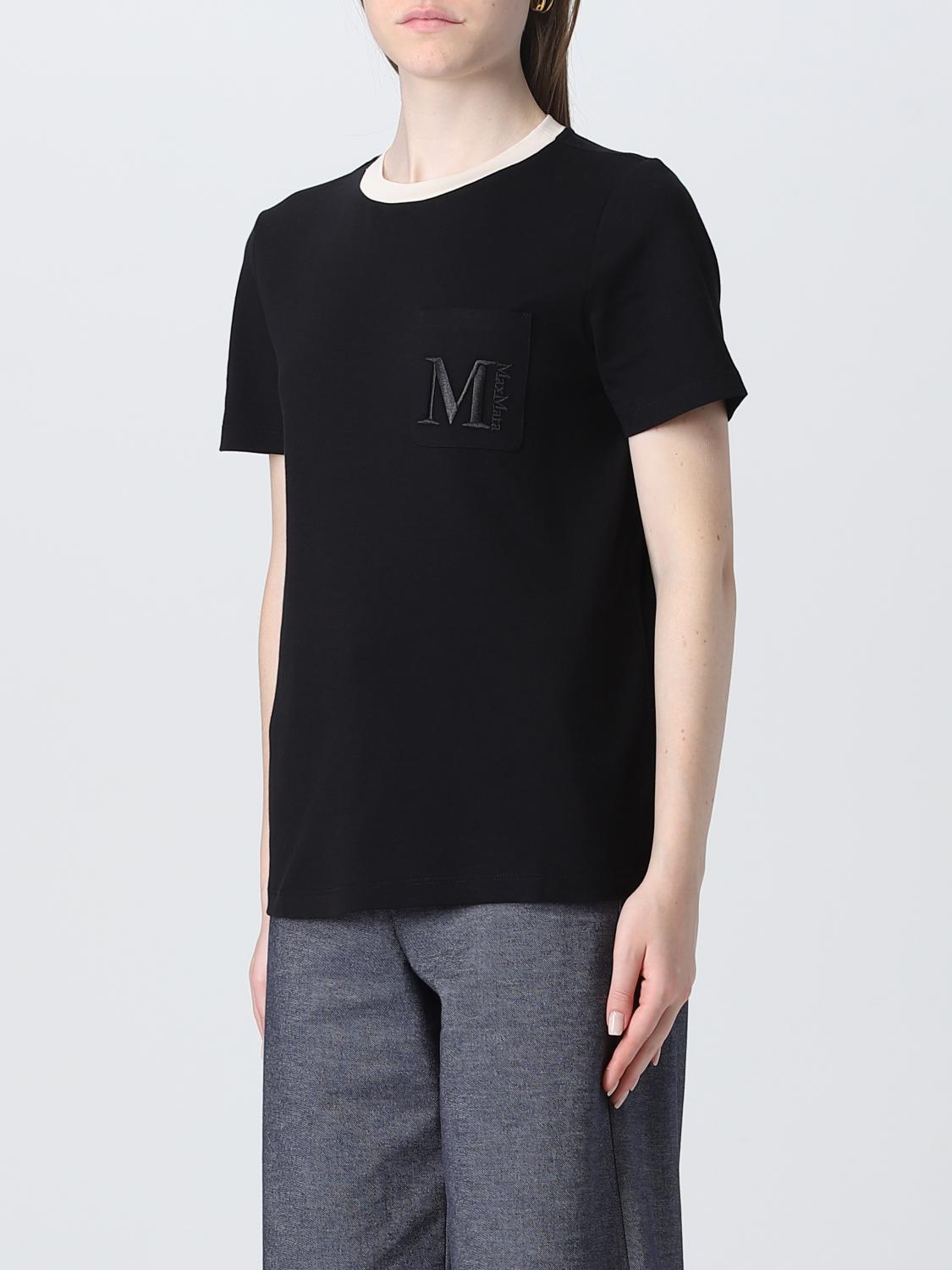 'S MAX MARA CAMISETA: Camiseta mujer S Max Mara, Negro - Img 4