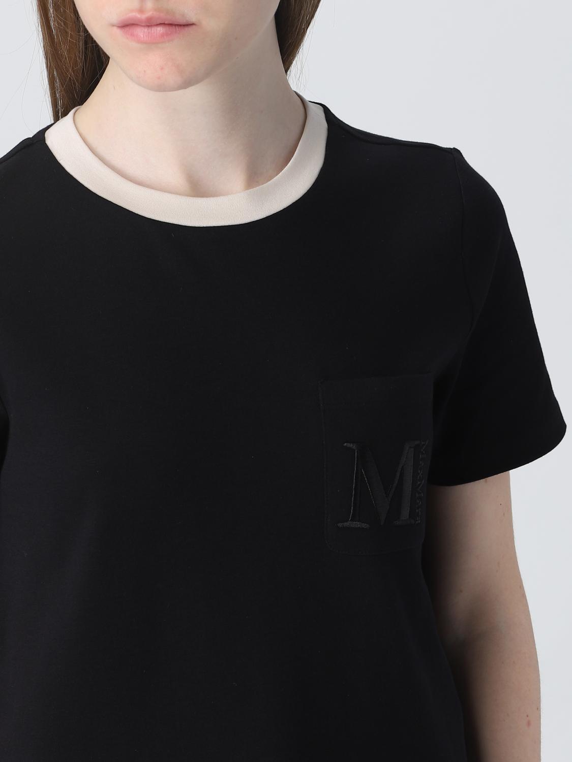 'S MAX MARA CAMISETA: Camiseta mujer S Max Mara, Negro - Img 5