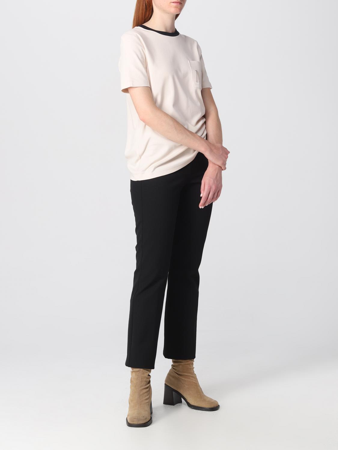'S MAX MARA CAMISETA: Camiseta mujer S Max Mara, Beige - Img 2