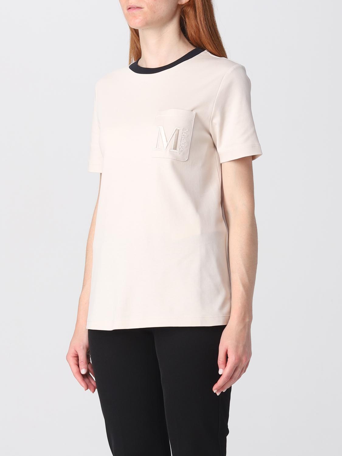 'S MAX MARA CAMISETA: Camiseta mujer S Max Mara, Beige - Img 4