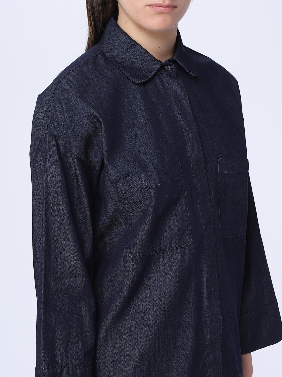 'S MAX MARA CAMICIA: Camicia S Max Mara in denim chambray, Denim - Img 5