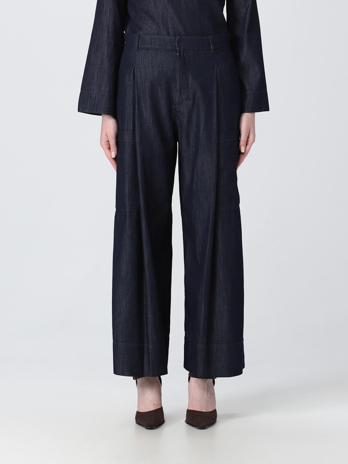 'S MAX MARA PANTALONES: Pantalón mujer S Max Mara, Azul Oscuro - Img 1