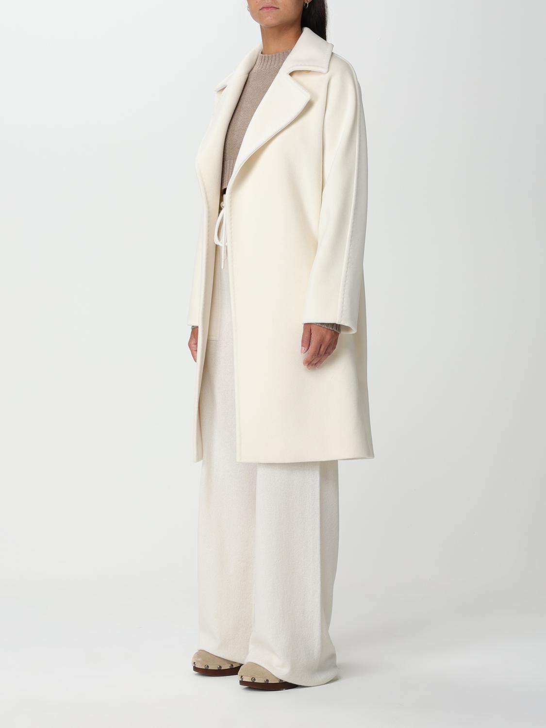 MAX MARA MANTEL: Mantel damen Max Mara, Weiß - Img 3
