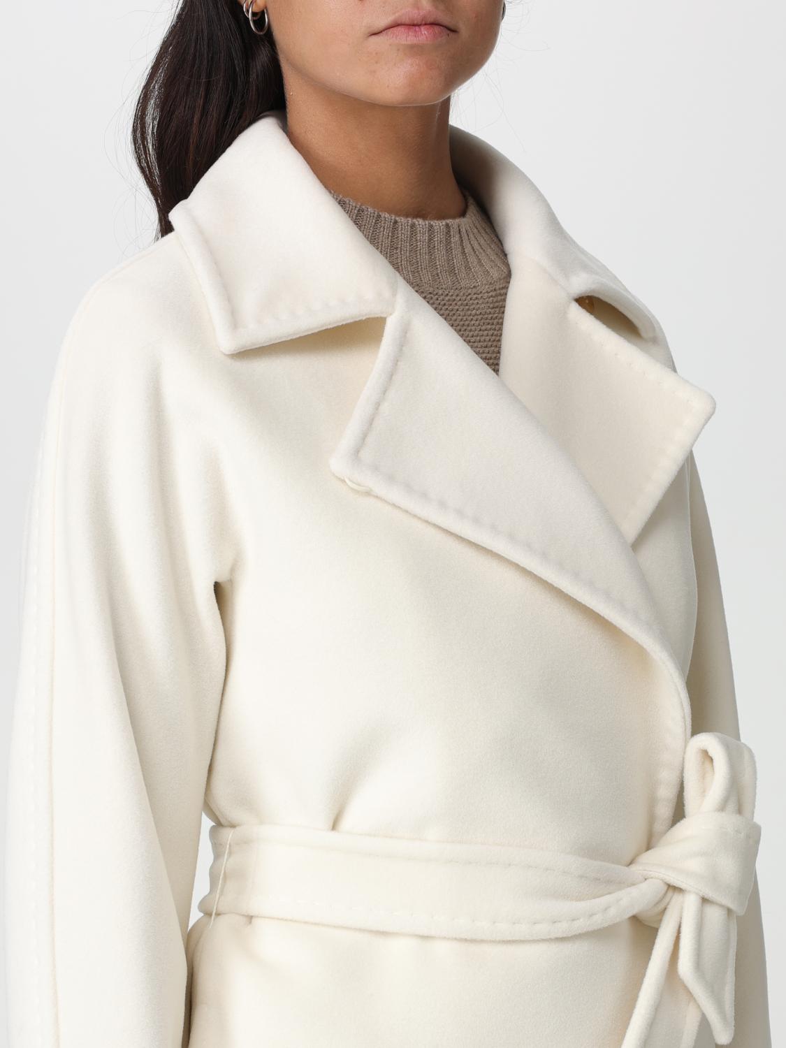 MAX MARA MANTEL: Mantel damen Max Mara, Weiß - Img 4