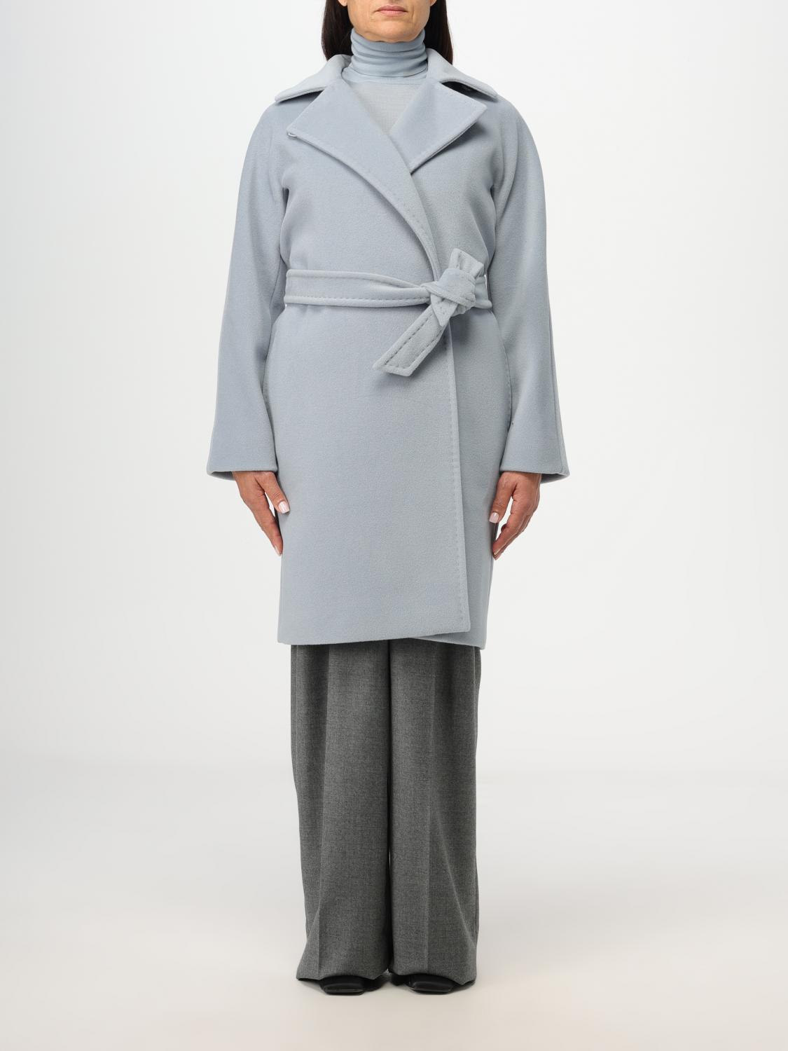 MAX MARA ABRIGO: Abrigo mujer Max Mara, Celeste - Img 1